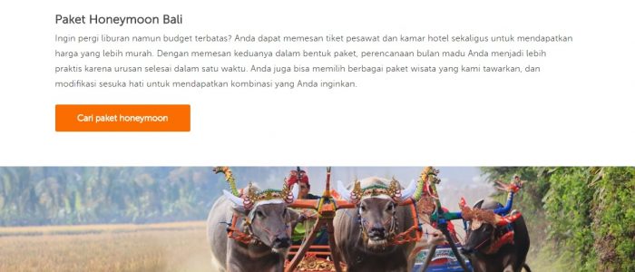 Paket Honeymoon Bali Traveloka
