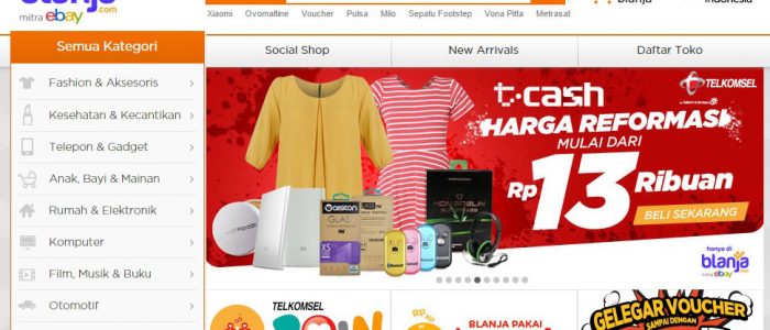 Blanja.com Marketplace Besutan Telkom Indonesia dengan eBay